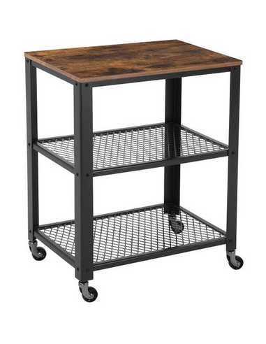 Rullevogn i metal og møbelplade H76 x...