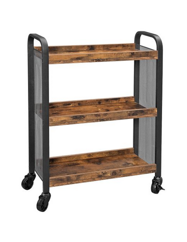 Rullevogn i metal og møbelplade H85 x...