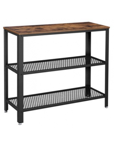 Konsolbord i metal og møbelplade...