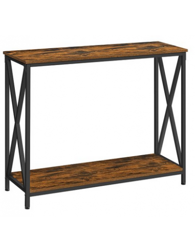 Konsolbord i metal og møbelplade 100...