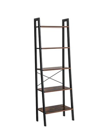 Reol i metal og møbelplade H172 x B66...