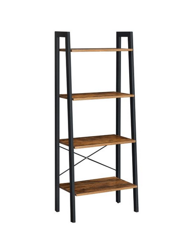 Reol i metal og møbelplade H137,5 x...