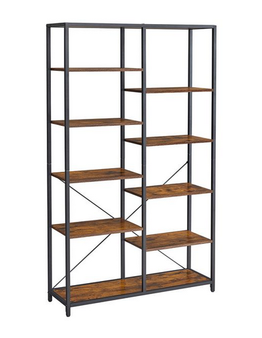 Bogreol i metal og møbelplade H170 x...