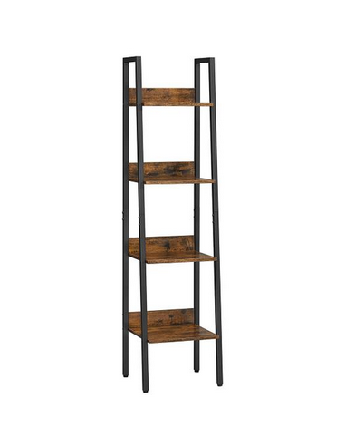 Reol i metal og møbelplade H140 x...