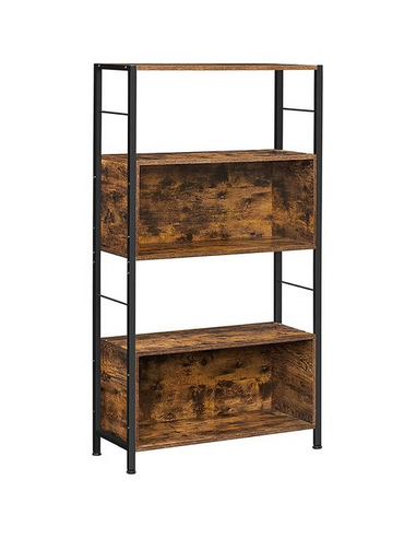 Bogreol i metal og møbelplade H148 x...