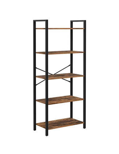 Bogreol i metal og møbelplade H153 x...