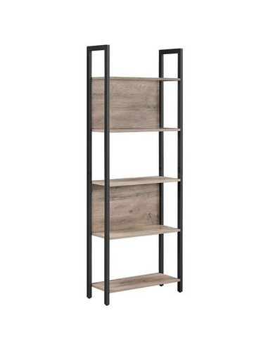 Bogreol i metal og møbelplade H165 x...