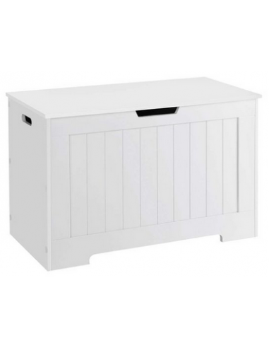 Legetøjskiste i mdf 76 x 40 cm - Hvid