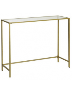 Konsolbord i metal og glas...