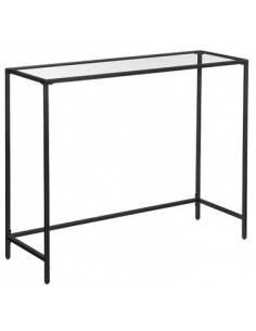 Konsolbord i metal og glas...