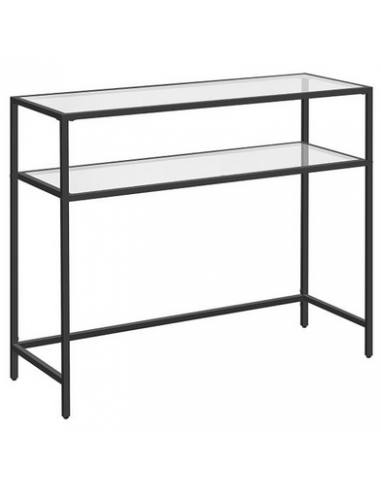 Konsolbord i metal og glas 100 x 35...