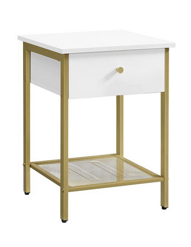 Sengebord i metal og møbelplade H55 x...