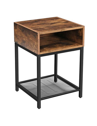 Sengebord i metal og møbelplade H58 x...