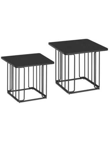 Sofaborde i metal og møbelplade H40 +...