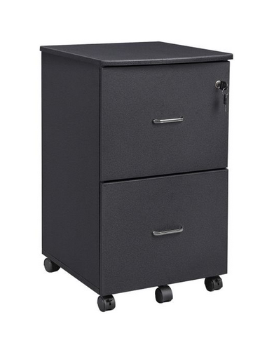 Skuffesektion i mdf H72 x B45 cm - Sort