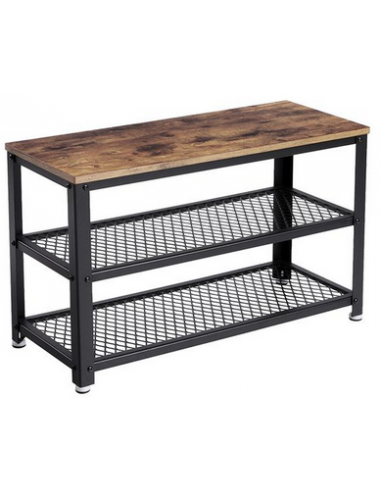 Skoreol i metal og møbelplade H45 x...