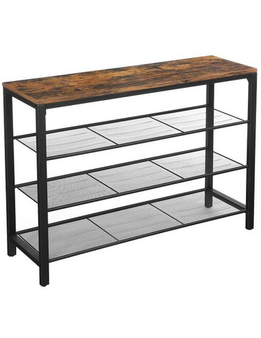 Skoreol i metal og møbelplade H72 x...