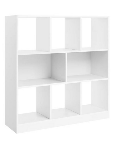 Reol i møbelplade H100 x B97,5 cm - Hvid