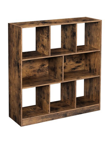 Reol i møbelplade H100 x B97,5 cm - Brun