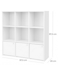 Reol i møbelplade H97,5 x... 2