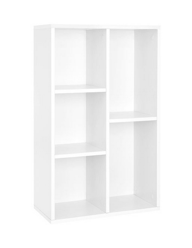 Reol i møbelplade H80 x B50 cm - Hvid