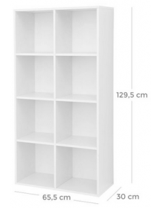 Reol i møbelplade H129,5 x... 2