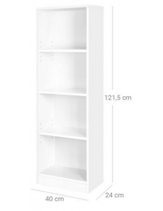 Reol i møbelplade H121,5 x... 2