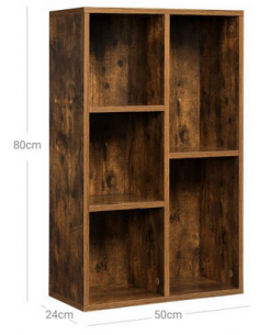 Reol i møbelplade H80 x B50... 2