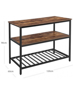 Køkkenø i metal og... 2