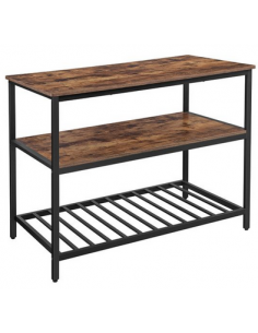 Køkkenø i metal og...