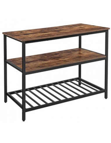 Køkkenø i metal og møbelplade H90 x...