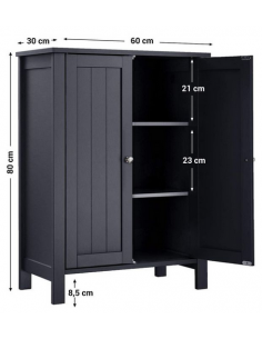 Skab i mdf H80 x B60 x D30... 2