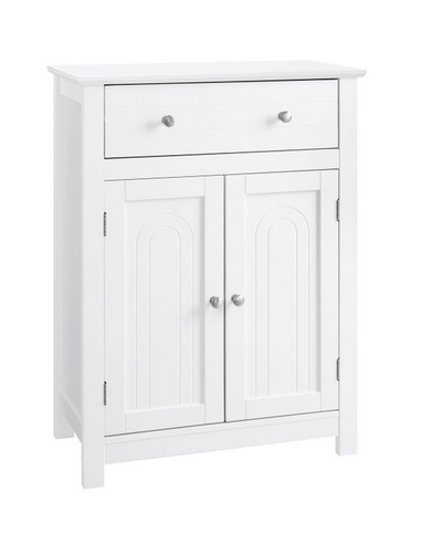 Skab i mdf H80 x B60 x D30 cm - Hvid