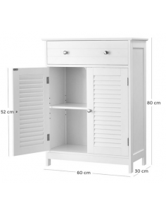 Skab i mdf H80 x B60 x D30... 2