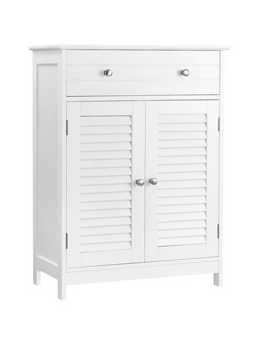 Skab i mdf H80 x B60 x D30 cm - Hvid