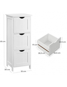 Kommode i mdf H81 x B32 x... 2