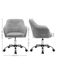 Kontorstol i metal og... 2