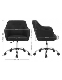 Kontorstol i metal og... 2