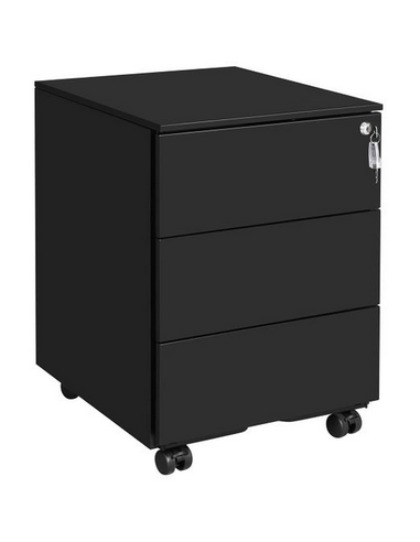 Skuffesektion i metal H55 x B39 cm -...