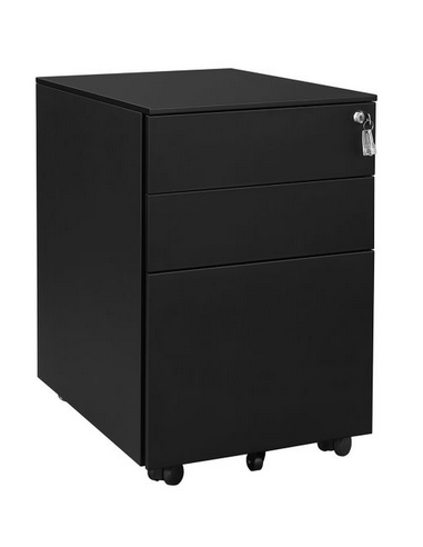 Skuffesektion i metal H60 x B39 cm -...