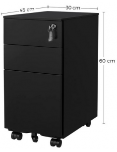 Skuffesektion i metal H60 x... 2