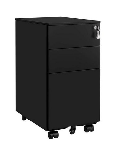 Skuffesektion i metal H60 x B30 cm -...