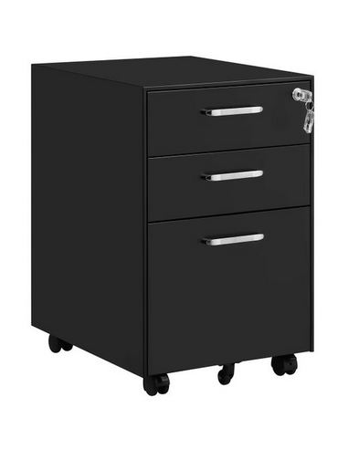 Skuffesektion i metal H60 x B39 cm -...