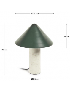 Valentine bordlampe i metal... 2