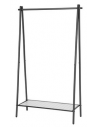 Garderobe stativ i metal H153 x B92,5 cm - Sort