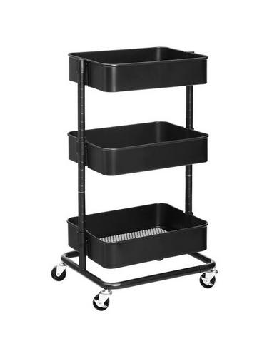 Rullevogn i metal H73,5 x B43 x D35...