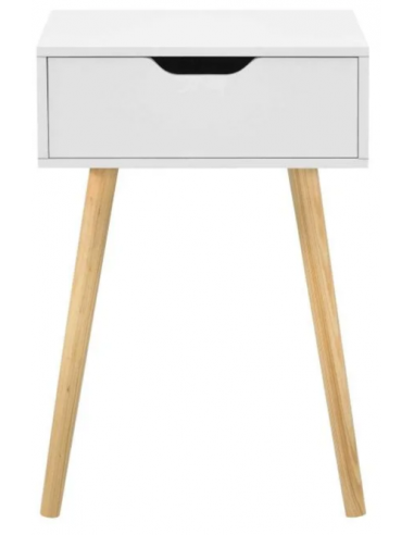 Sengebord i træ og møbelplade H60 x...