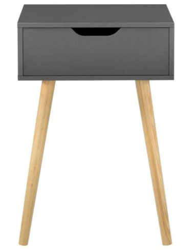 Sengebord i træ og møbelplade H60 x...