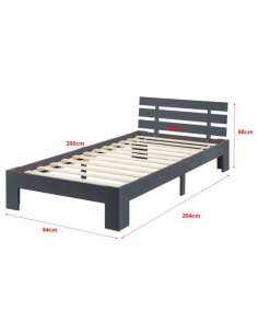 Sengeramme med gavl i... 2