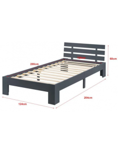 Sengeramme med gavl i... 2